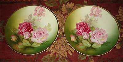 Sevres Rosenthal Thompson Handpainted plates